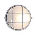 Access Lighting Nauticus Dual Mount, 1 Light Outdoor Bulkhead, Satin Finish, Frosted Glass 20294-SAT/FST